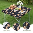 thumbnail image 4 of Goldendoodle Dog Square Fitted Tablecloth with Elastic Edge,Square Table Cover,Washable Elastic Table Cover for Home Kitchen Party Decor 36"x36", 4 of 6