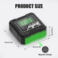 thumbnail image 3 of 1. Digital Angles Finder Auto-Rotating LED Display Double Mode Base for Woodworking & Construction, 3 of 9