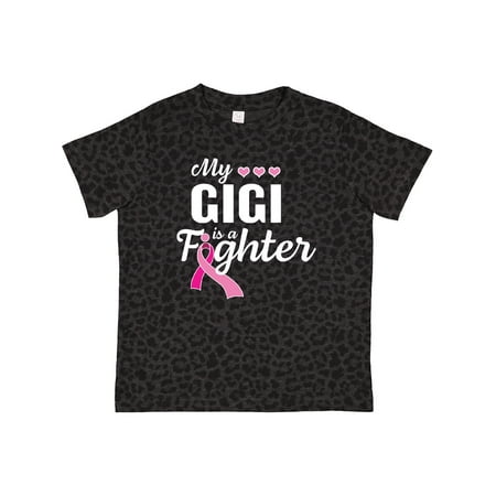 

Inktastic Breast Cancer Awareness My Gigi is a Fighter Gift Toddler Boy or Toddler Girl T-Shirt
