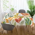 thumbnail image 3 of Yayeee Tablecloths 54" x 54" Rectangle Wrinkle Resistant Party Table Cover, Orange Autumn Leaves, 3 of 8