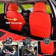 thumbnail image 4 of Fit for GMC SIERRA 2500 HD 2012-2026 Seat Cover, Red Car Seat Covers, Waterproof Leather 5 Seats Full Set Easy to Clean and Install Protect and Upgrade Seats, Protect Car Seats, 4 of 9