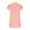 thumbnail image 6 of Mgmyaa Women's Casual T-Shirt Dresses V-neck Short Sleeved Mini Dress, 6 of 7