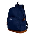 thumbnail image 2 of Mochila Fila Backpack Suede Unisex Escolar Oficina azul Unitalla, 2 of 7