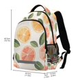 thumbnail image 2 of FORMRS Kids School Backpack Elementary Student Unisex Travel Bookbag with Reflective Stripes, Watercolor Orange, 2 of 7