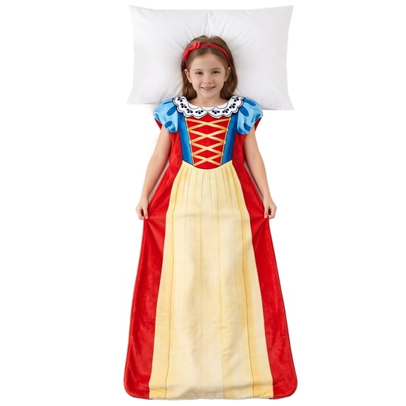 Tirrinia Princess Dress Sleep Bag 54x26 in Flannel Girls Sleep Sack