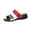 Red, variant on THDHVS Sandals Women,Womens Sandals Dressy,Women's Flat Sandals Fashion Slides with Soft Leather Slippers for Summer Orange 8.5
