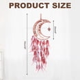 thumbnail image 2 of Crystal Life of Tree Dream Catchers, 28 Inch Feather Dream Catcher, Red White, 2 of 6