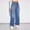 *Blue, variant on ClodeEU Women's High Waist Wide Leg Jeans,Casual Slim Denim Pants with Pockets Blue,Women's Plus L