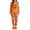 Orange, variant on Enjoytime Halloween Pajamas for Women Pumpkin Print Casual Matching Sleepwear Long Sleeve Top Striped Pants 2 Piece Lounge Set