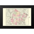 thumbnail image 2 of Walling 18x13 Black Modern Framed Museum Art Print Titled - Rockingham New Hampshire - Walling 1877, 2 of 5