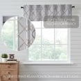 thumbnail image 3 of VHC Brands Frayed Lattice Curtain Valance, Creme & Black, 16x60, 3 of 6