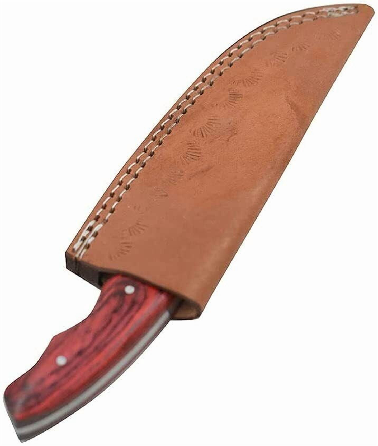 Wild Turkey Handmade Collection Heavy Duty Blue Wood Handle Hunting Knife | Stai