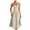 a-Beige269, variant on Women's Solid Color Spaghetti Strap Midi Dress Sweetheart Neck Flared Skirt Regular Fit Dress Summer Casual Daily Date Dress