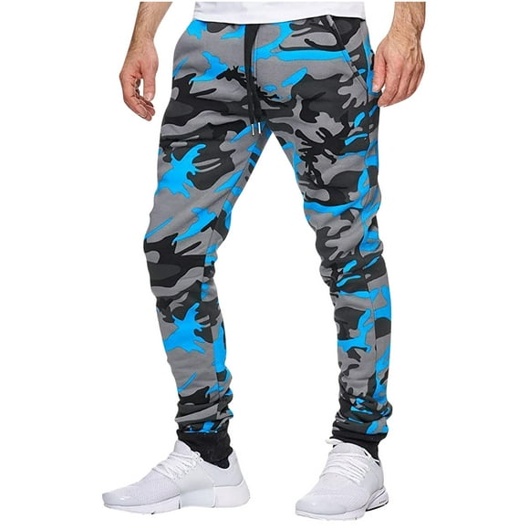 HKEJIAOI Pantalon de Survêtement de Camouflage for Men Bas de Jogging Pantalon de Loisirs Pantalon de Sport Jogger Streetwear avec Tissu de Coton