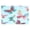Butterflies With Glittering, variant on Rectangular Placemat Set 12'x18' Exquisite Print Durable & Heat Resistant Colorful 3d Butterflies