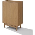 thumbnail image 5 of LuxenHome Kitchen Pantry Cabinet, 48.7" Tall Storage Cabinet with Doors and Shelves, Wood Freestanding Cupboard Bathroom Cabinet or Shoe Storage Cabinet for Entryway, Living Room, Dinning Room, 5 of 9