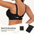 thumbnail image 4 of QYLUX Women's Wireless Jelly Bra, Full Coverage Supportive V Mesh Bralette, Seamless T-Shirt Bra for Everyday Wear, W-Shaped Support, Wide Straps, No Underwire, 4 of 7