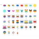thumbnail image 3 of Pop It Fidget juguete Sensorial niño Autismo relajante Colorido llavero llavero Alivio de estrés juguetes Para niños cartera femenina, 3 of 4
