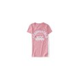 thumbnail image 1 of Camiseta Aeropostale con adornos cuadrados con purpurina Rosa XS, 1 of 1