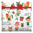 thumbnail image 3 of Santa’s Helpers Flat Christmas Gift Wrap Sheets - Set of 3 Sheets Holiday Wrapping Paper, 22 by 34 Inch Sheets, Easy Storage, 3 of 5