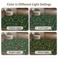 thumbnail image 7 of ODIKA 3'x5' Ultra-Soft Throw Mat, Festive Botanical Vine Border Circle Classroom Round Rings Leaves Playful None Washable, Bare feet friendly, Easy Care Indoor rug for Bedside, Vanity, 7 of 7