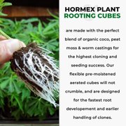Hormex Rooting Powder #16 & Cubes Combo - Rooting Hormone for Hardwood Cuttings & Cultivation