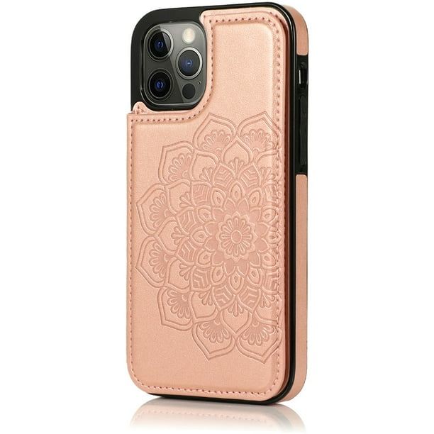 For Apple iPhone 11 Pro Max PU Leather with [Two Magnetic