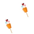 thumbnail image 4 of Toystoory Flower Pot Pick DIY - Inserción de tarjeta de metal a prueba de herrumbre Colores vibrantes Proyectos de estaca de jardín Variedad de Cubo amarillo 2Conjunto, 4 of 6