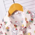 thumbnail image 6 of ZHANGDER Toddler Baby Girls Clothes 1T 2T 3T 4T 5T T-Shirts Shorts Clothing Set Short Sleeves Cute Summer Short Set 2pcs Shorts Outfits Set, White 4-5T, 6 of 8