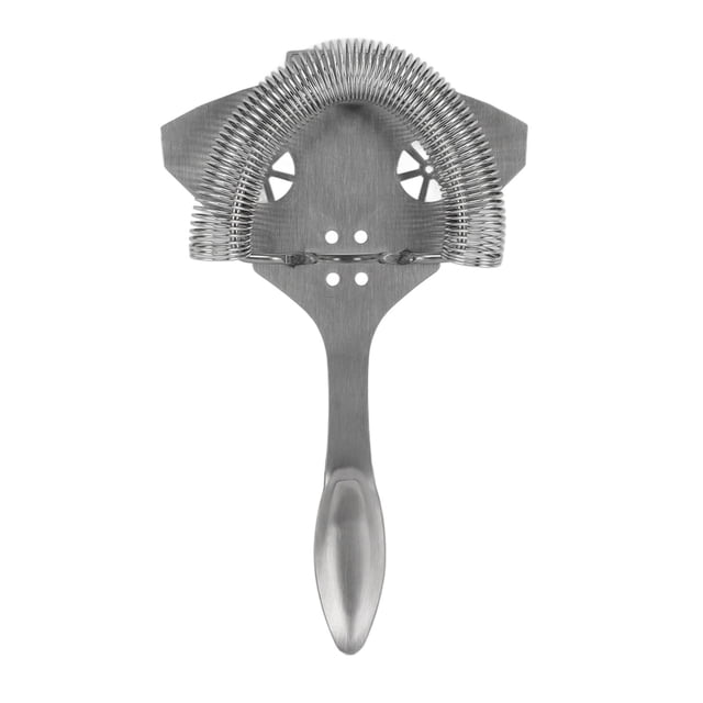 Colador de hielo Filtrado eficaz Colador de cóctel multifuncional de acero inoxidable 304 para barra profesional en casa Color acero inoxidable