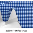 thumbnail image 4 of Rectangle Tablecloth 60x102 Inch, Blue Grids Rectangular Table Cloths Washable Table Cloths Decorative Fabric Table Cover for Dining Table, Buffet Parties and Camping, 4 of 8