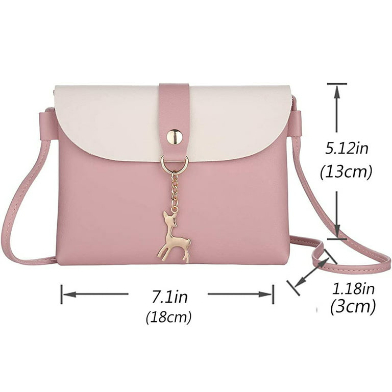 Small Cross Body Bag For Girls Pu Leather Shoulder Handbag Cross Body Purse  For Teens Girls