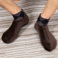 thumbnail image 7 of Penkiiy Floor Socks for Men Autumn And Winter Adult Men's Floor Socks Double Layer Plus Velvet Thickening Non-slip Warmth Not Down Velvet Yoga Dance Socks Coffee Socks, 7 of 7