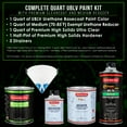 thumbnail image 2 of Reflex Blue Premium Quart Kit Low VOC URETHANE BASECOAT Car Auto Body Paint Kit, 2 of 6