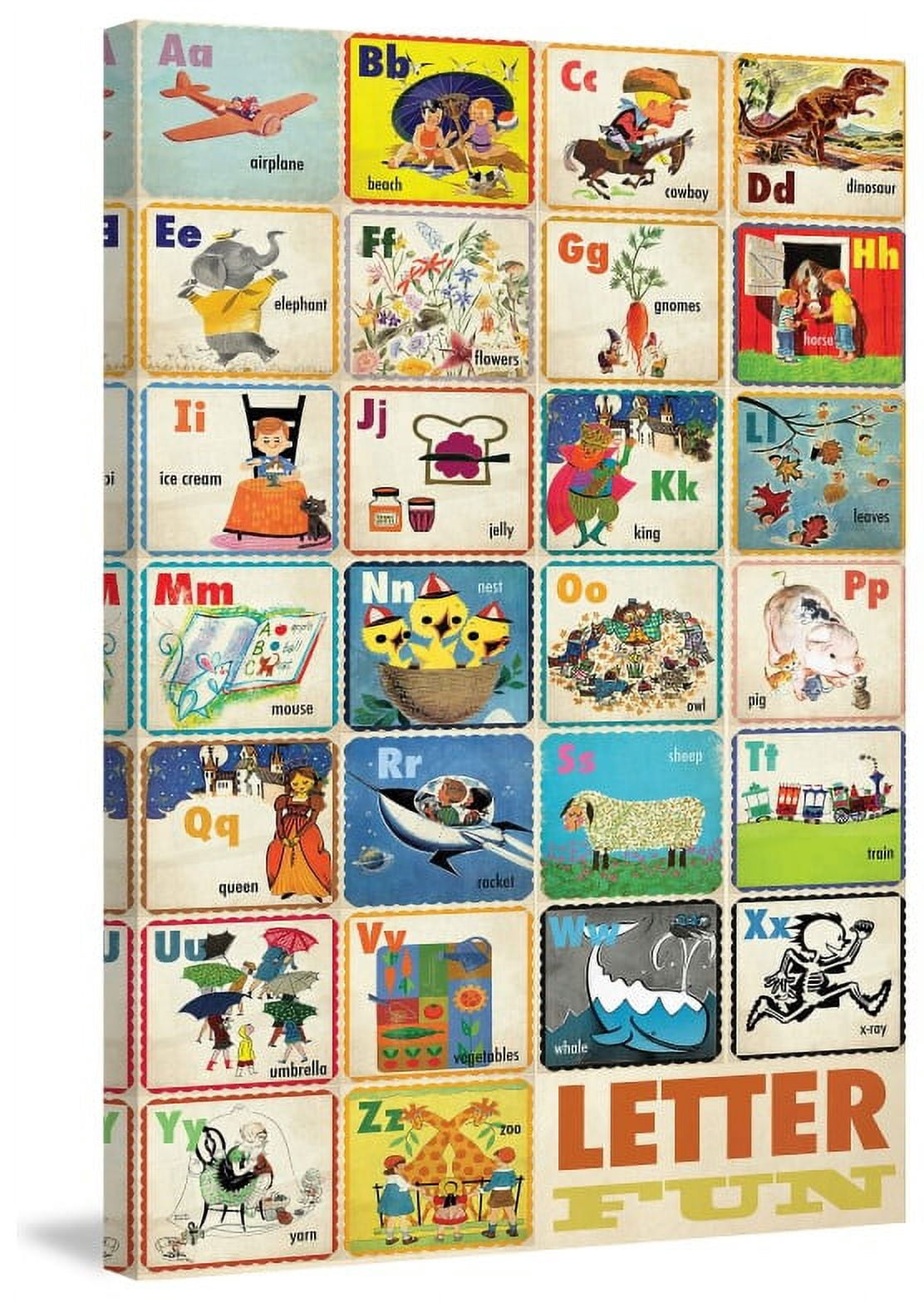 Marmont Hill "Letter Fun" by Curtis Painting Print on Canvas