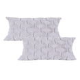 thumbnail image 1 of Funda de almohada suave con cremallera , funda de cojín, funda de almohada, funda de almohada para dormitorio, cama, coche, decoración del hogar Gris cro 30x50cm Sunnimix Fundas de almohada, 1 of 8