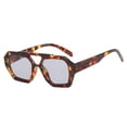thumbnail image 2 of Retro Hexagonal Sunglasses for Women Men, Thick Frame Square Shades with UV400 Protection, Vintage Style Sun Glasses for Outdoor, 5.7 Inches, 2 of 4
