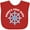 Red, variant on Inktastic Daddy's First Mate Sailing Nautical Boys Baby Bib
