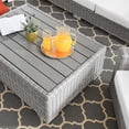 thumbnail image 5 of Lounge Sectional Sofa Chair Set, Rattan, Wicker, Light Grey Gray White, Modern Contemporary Urban Design, Outdoor Patio Balcony Cafe Bistro Garden Furniture Hotel Hospitality, 5 of 10
