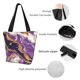 thumbnail image 4 of Easygdp Purple Gold Marble Swirls Bolso de Hombro para Mujer, Bolso Bandolera y Cartera de Mano Elegante para Uso Diario, 4 of 6