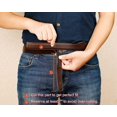 thumbnail image 6 of WERFORU Leather Ratchet Dress Belt for Men Perfect Fit Waist Size up to 50 inches with Automatic Buckle, 6 of 6