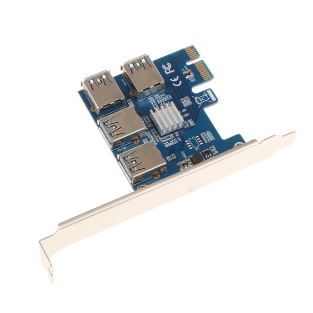Adaptador de Tarjeta de Expansión a 4 Puertos USB3.0 Yotijar Tarjeta de expansión PCI Express