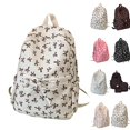 thumbnail image 3 of Cute Bow Backpack for Women Coquette Cute Nylon Backpack Kawaii Aesthetic Schoolbag Rucksack with Bow,Coffee, 3 of 4
