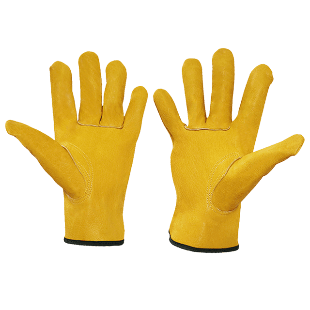 Guantes de trabajo para hombres y mujeres Guantes de jardinería de cuero resistentes a puñaladas y cortes