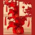 thumbnail image 4 of Windfall Artificial Tree Statue Good Blessing Simulation Lightweight Getting Rich Money Tree Ornament with Hanging Coins Healing Decor Desktop Ornament for Wealth Good Luck, 4 of 8
