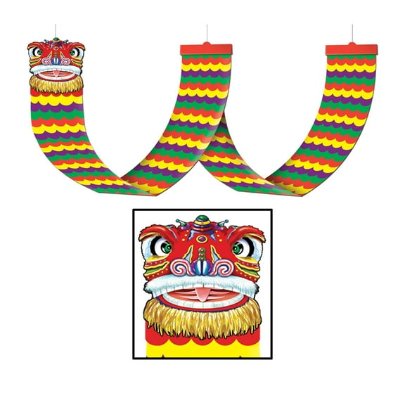 Dragon Ceiling Decor 12" X 12' - 6 Pack (1 Per Package)