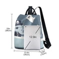 thumbnail image 3 of FORMRS Women's Travel Backpack Purse Anti-Theft Hidden Pockets Casual Shoulder Bag, Cute Animals, 3 of 7
