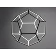 thumbnail image 2 of 40 Inch 108W 1 Led X--Large Pendant Et2 Lighting E25108-Bk, 2 of 7