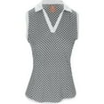 thumbnail image 3 of Ben Hogan Sleeveless Lattice Geo Bright White/Multi Shirt Women M, 3 of 3