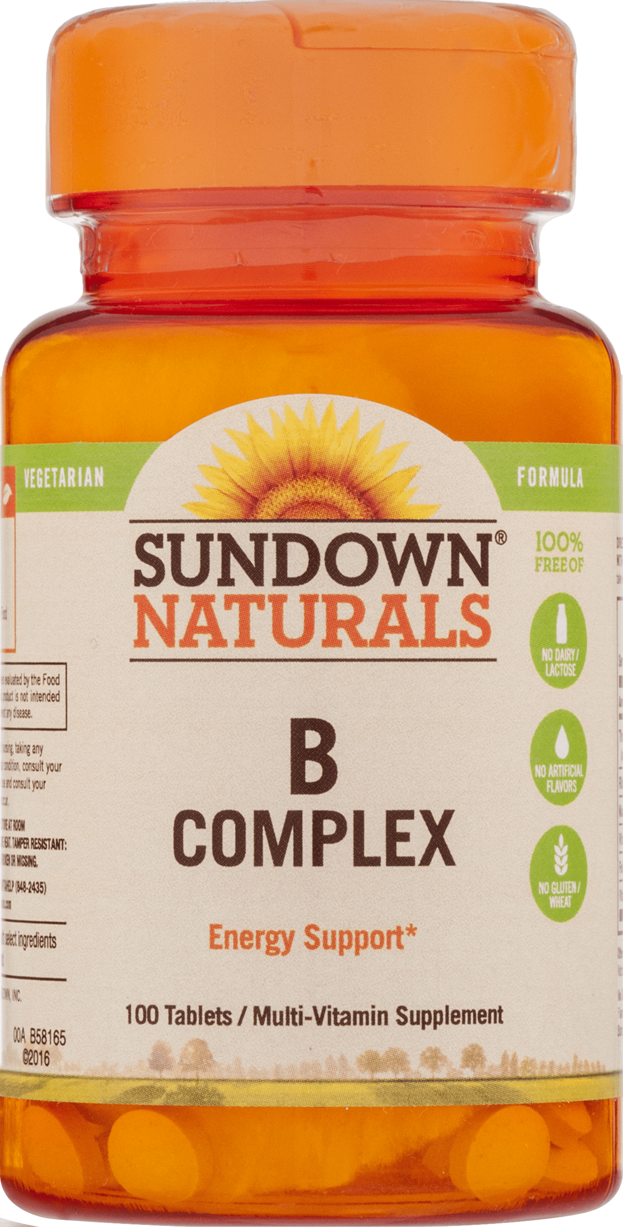 Sundown Naturals B Complex Tablets - 100 CT